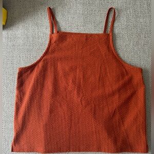 Madewell Ribbed Orange Crop Camisole